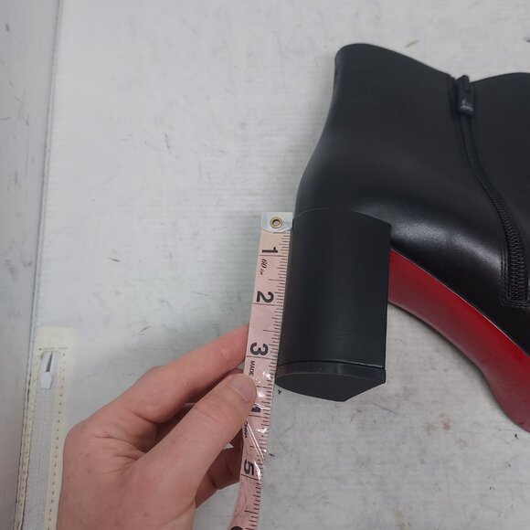 Christian Louboutin Black Heel Adoxa Ankle Boot - Picture 13 of 14